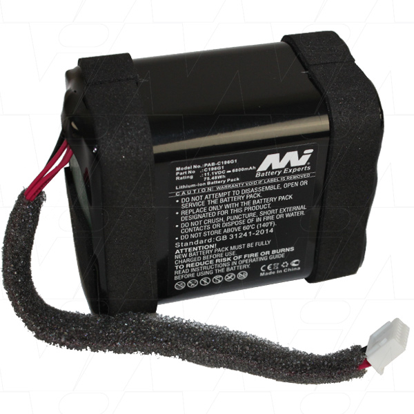 MI Battery Experts PAB-C196G1-BP1